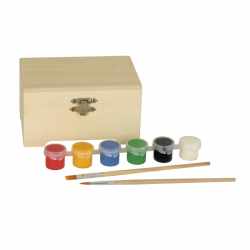 Joc creativ Cutie din lemn de pictat, Egmont Toys