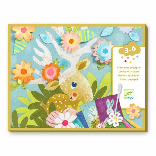 Joc creativ de decorat cu hartie