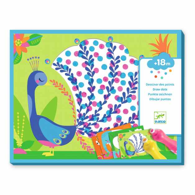 Joc creativ de pictat pentru cei mici Doar puncte