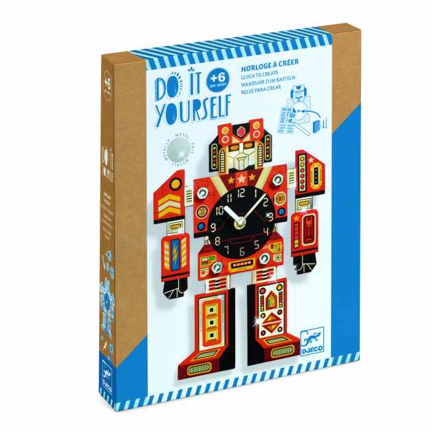 Joc creativ DIY Ceasul robot