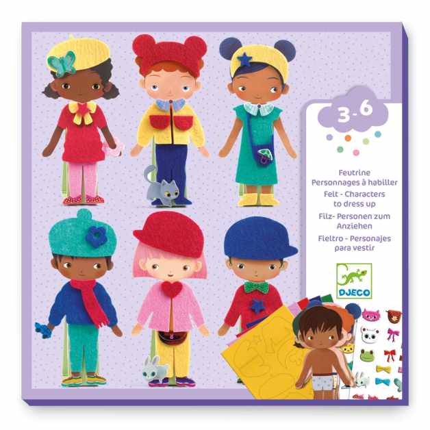 Joc creativ Imbraca si accesorizeaza personaje