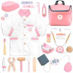 Joc de rol Trusa completa de doctor, roz, UMU Toys