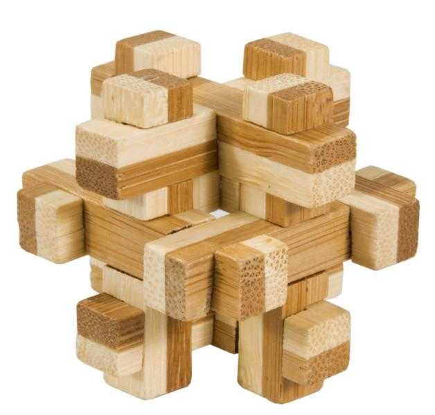 Joc logic IQ 3D Puzzle in cutie metalica Construction