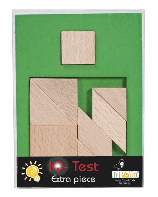Joc logic IQ puzzle din lemn Extra piesa-3