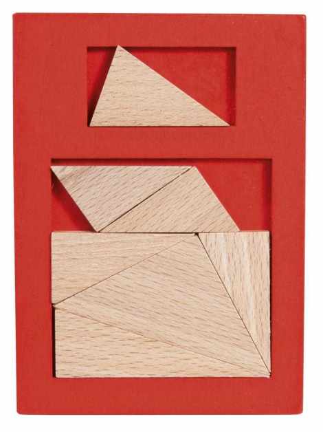 Joc logic IQ puzzle din lemn Extra piesa-4