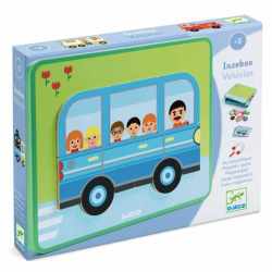 Joc magnetic cu Vehicule, Djeco