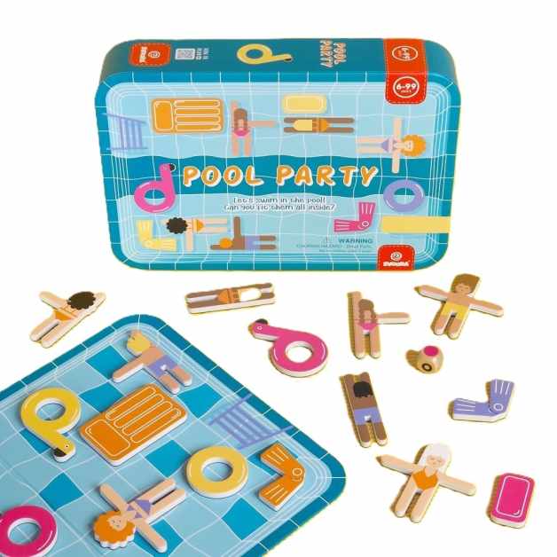 Joc magnetic de strategie Petrecere la piscina