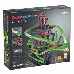 Kit STEM Cursa cu obstacole Dynamic L2, Fischertechnik