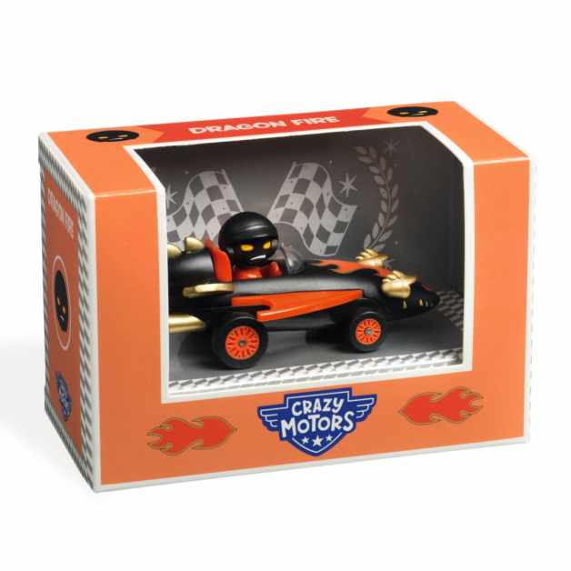 Masina de cursa Dragon Fire, Colectia Crazy Motors, Djeco