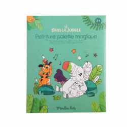 Planse preilustrate pentru pictura In jungla, Moulin Roty