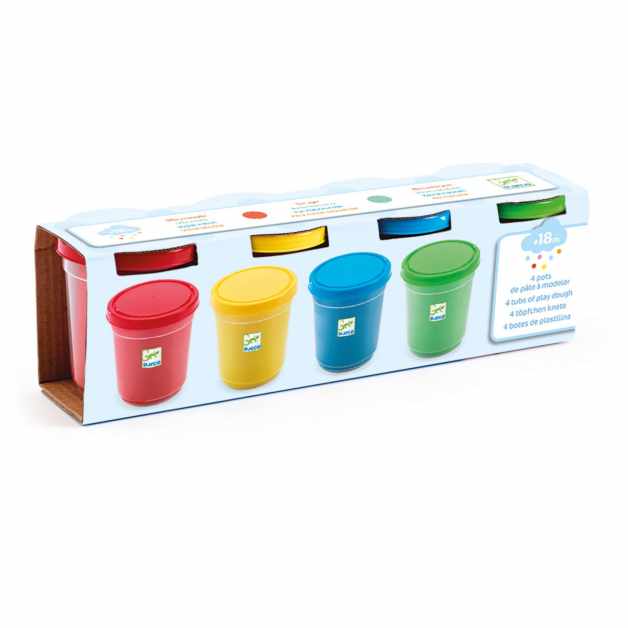 Plastilina 4 tuburi culori clasice