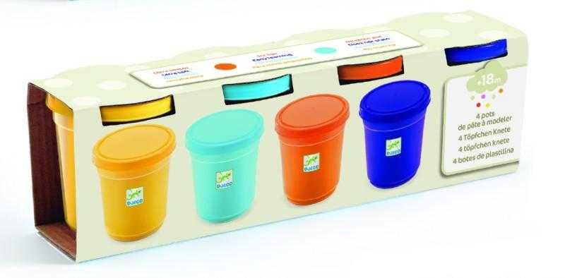 Plastilina 4 tuburi culori nature