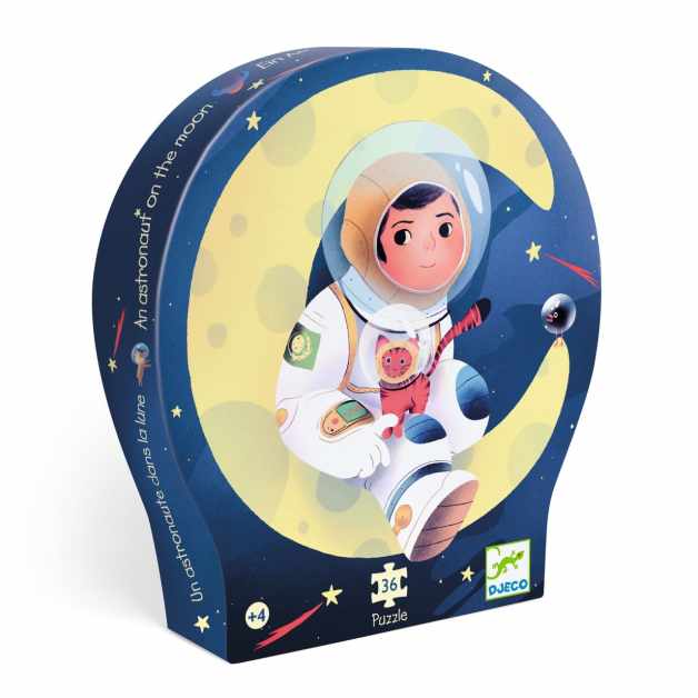 Puzzle Astronaut pe luna