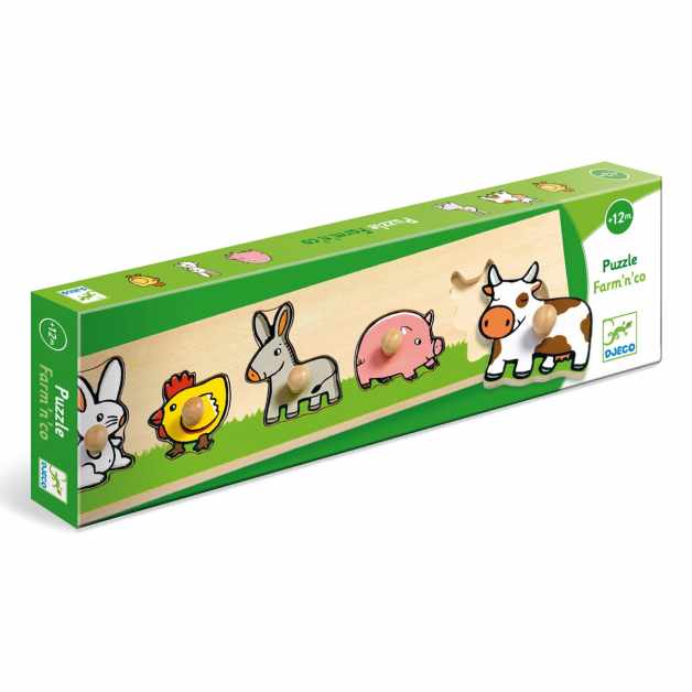 Puzzle cu buton Ferma