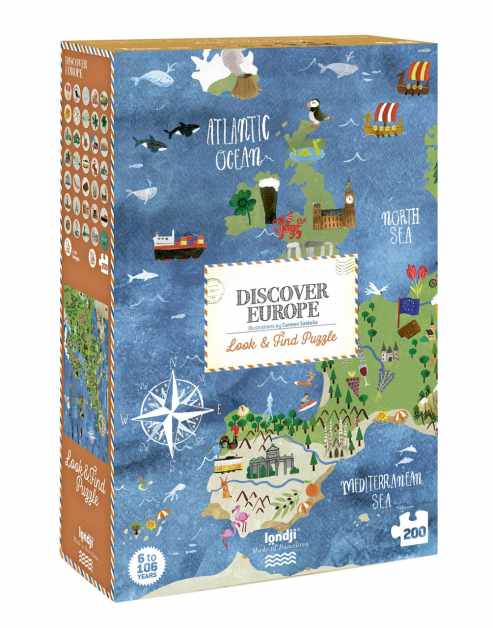 Puzzle Descopera Europa