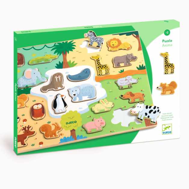 Puzzle din lemn Animo