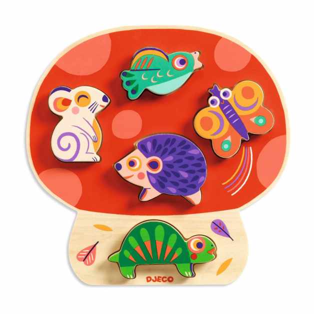 Puzzle din lemn Ciupercuta Anianco
