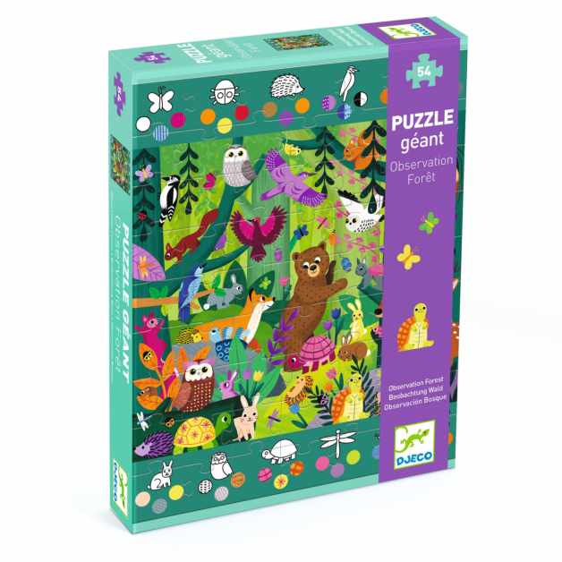 Puzzle gigant Aventuri in padure