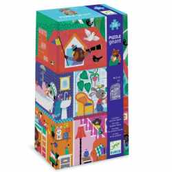 Puzzle gigant Casa micilor prieteni, Djeco