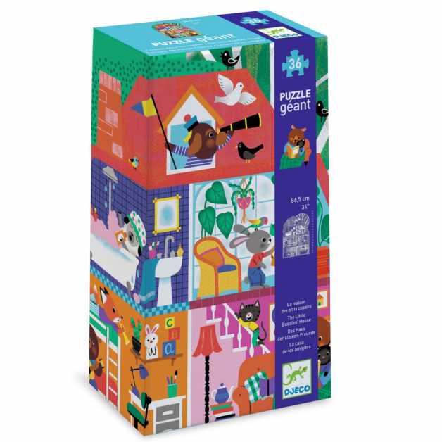 Puzzle gigant Casa micilor prieteni