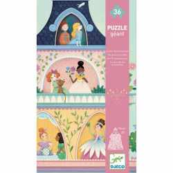 Puzzle gigant Castelul printeselor, Djeco