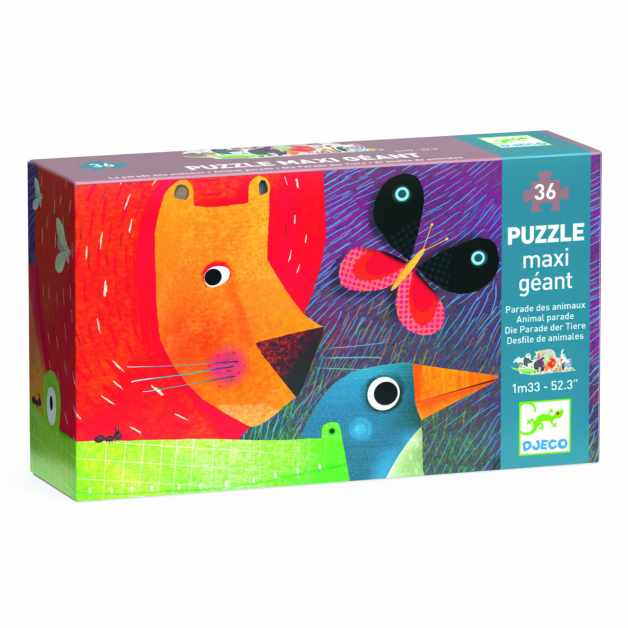 Puzzle gigant Parada animalelor