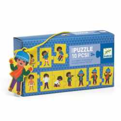 Puzzle Ma imbrac singur, Djeco