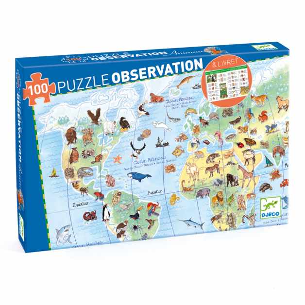 Puzzle observatie Animalele lumii