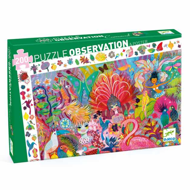 Puzzle observatie Carnavalul de la Rio