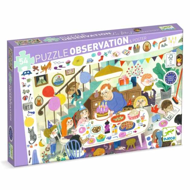 Puzzle Observatie Petrecerea