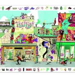 Puzzle observatie Street art, Djeco