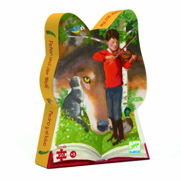Puzzle Petrica si lupul