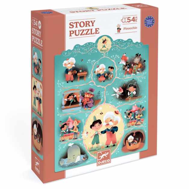 Puzzle poveste Pinocchio