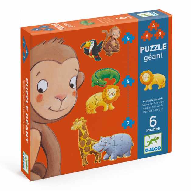 Puzzle progresiv Animale salbatice