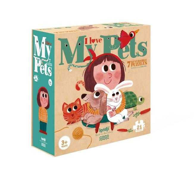 Puzzle reversibil Animale de companie