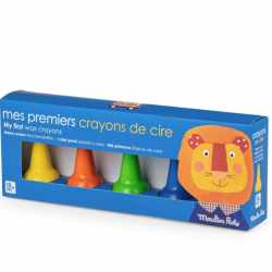 Set 5 creioane cerate, Moulin Roty