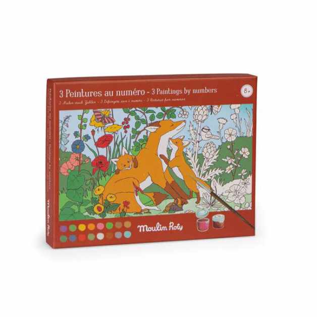 Set creativ Picteaza cu numere Gradina
