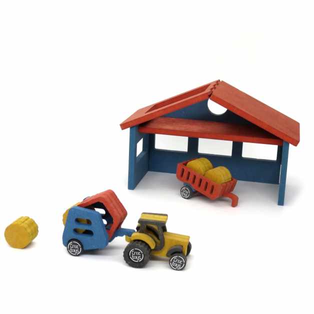 Set de constructie Ferma cu tractor Nathan