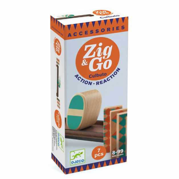 Set de constructie trasee Zig & Go Cultubo 7 piese