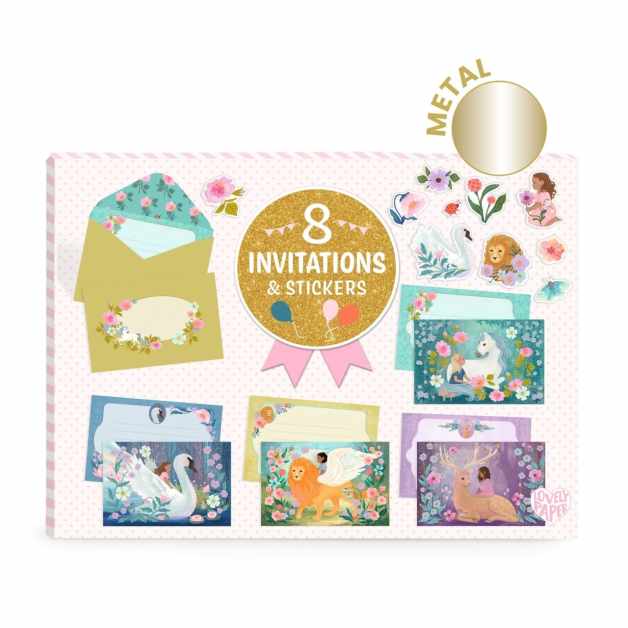 Set de invitatii Animale fantastice