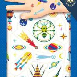 Tatuaje fluorescente Spatiu, Djeco