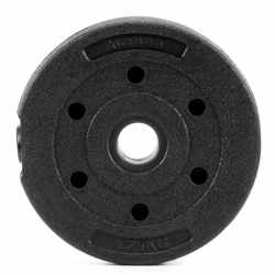 Disc greutate haltera, 1,25 kg, umplutura bitumica, invelist PP, 29 mm, negru