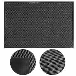 Covoras intrare absorbant antimurdarie, PVC antiderapant, 60x90 cm, gri