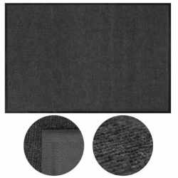 Covoras intrare absorbant antimurdarie, PVC antiderapant, 90x150 cm, gri