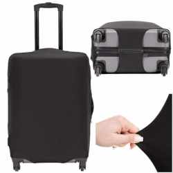 Husa protectie troler, elastica, marime M, cu fermoar dublu si catarama, negru