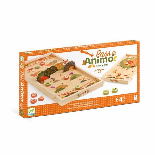 Joc de indemanare din lemn 2 in 1