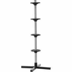 Suport depozitare anvelope 4 roti, cadru metalic, 45x45x105 cm, capacitate 100 kg, negru