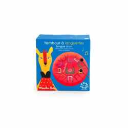 Instrument muzical Toba metalica rosie, Moulin Roty