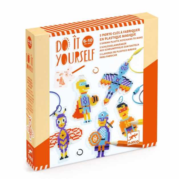 Joc creativ DIY Brelocuri eroi