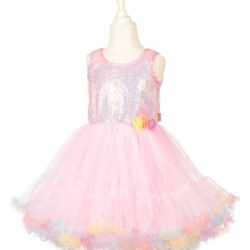 Rochie pentru fete, cu tulle si paiete, Souza! 5-7 ani (110-122 cm)